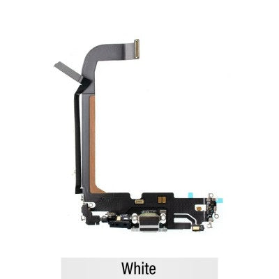 Red Charging Port for iPhone 13 Pro Max-White Red Charging Port for iPhone 13 Pro Max-White